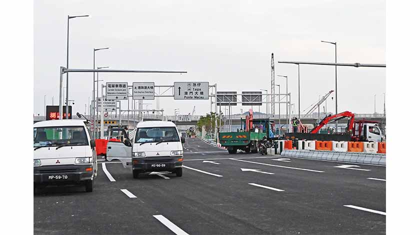 澳門大橋何日通車適時始公布    