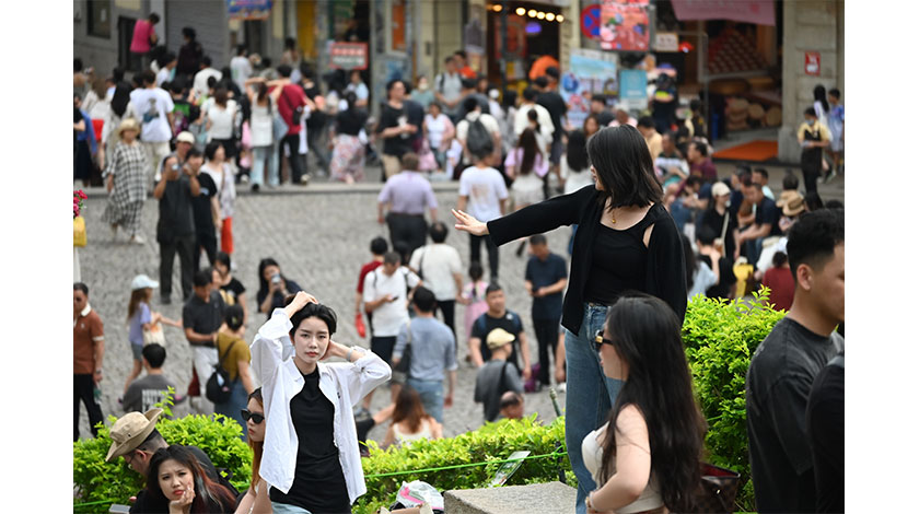 按年升四成  五一黃金周八十五萬客訪澳    