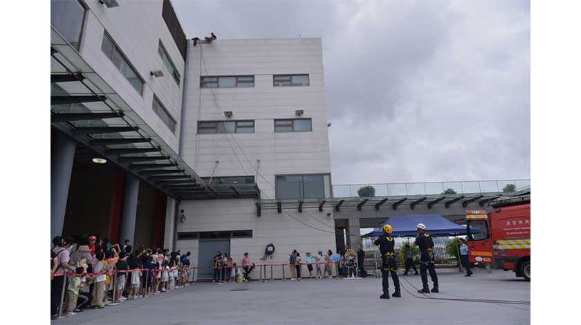 消防局昨開放日  深化警民互動交流    